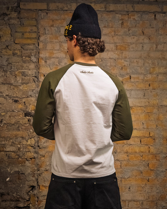 White/Green Long Sleeve