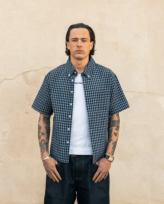 Blue Checkered Shirt