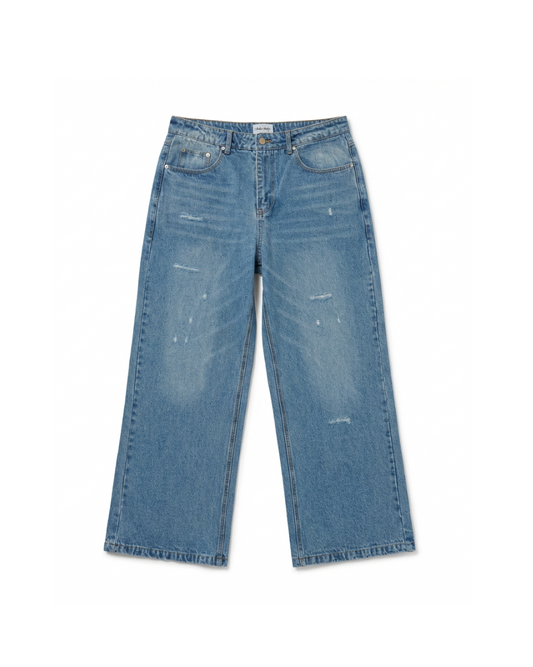 Light Washed Distressed Jeans