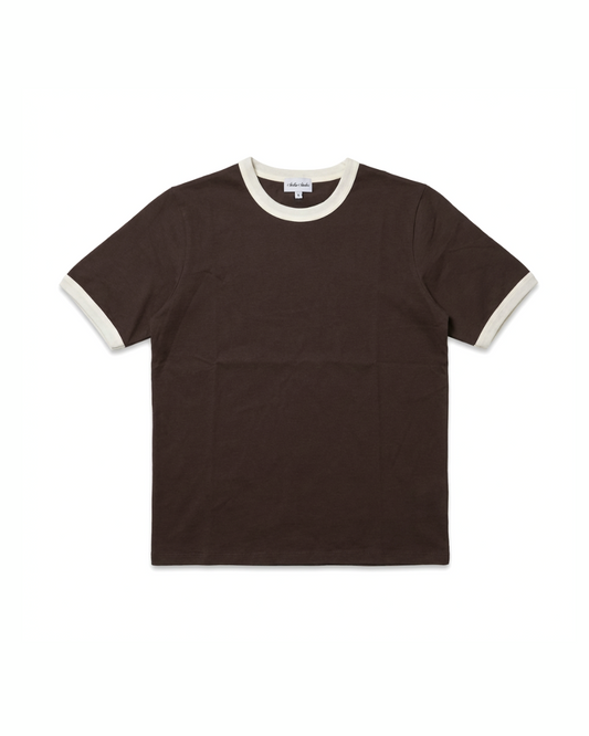 Brown/White T-shirt