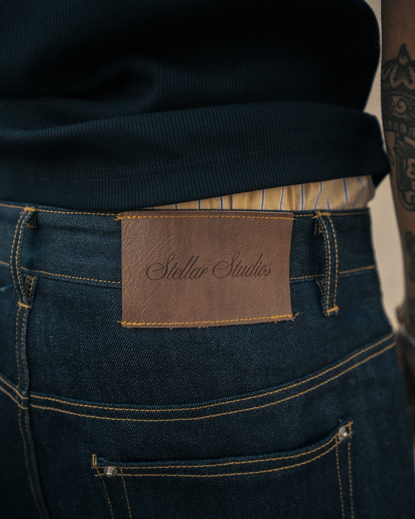 Blue Selvedge Shorts