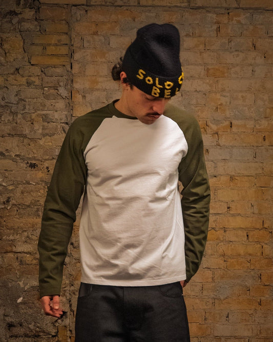 White/Green Long Sleeve