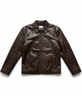 Brown Vintage Leather Jacket (Authentic)