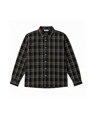 Black/brown checkered shirt